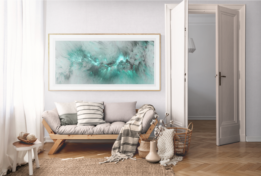 Glowing Clouds Oil Painting Canvas